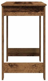 Íróasztal régi fa 100x45x75 cm műszaki fa