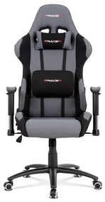 Szürke Szövet Irodai Főnöki Szék, Hinta Mechanikával. KA-F01 GREY