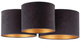 Duolla - Mennyezeti lámpa ROLLER TRIO 3xE27/60W/230V antracit