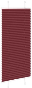pliszírozott redőny Bordeaux piros 65x150 cm szövetszélesség