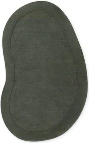 Sötétzöld kézi szövésű gyapjúkeverék szőnyeg 125x200 cm Kari Organic – Villeroy&amp;Boch