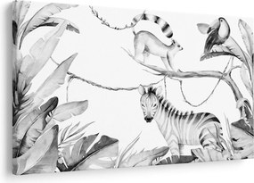 Kép - Akvarell dzsungel (90x60 cm)