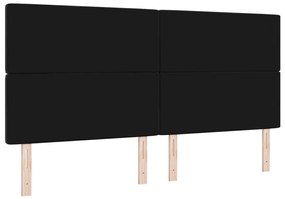 fejtámla kristály gombos, tűzött fekete, 200 cm bársonyos