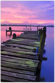 Poszterek 80x120 Híd a deszkákból