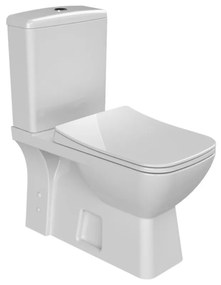 CeraStyle DURU monoblokk WC - WC tartály - öblítőszelep - perem nélküli - mély öblítésű