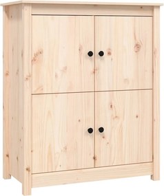 vidaXL tömör fenyőfa tálalószekrény 83 x 41,5 x 100 cm