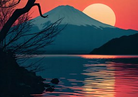 Poszter 42x29,7cm Hegy este