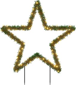 vidaXL karácsonyi csillag fénydekoráció 115 LED 85 cm