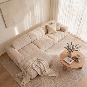Bézs sarokkanapé (bal oldali) Chicago – Cosmopolitan Design