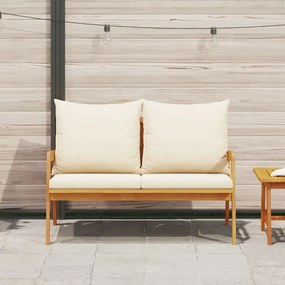 Kerti Pad párnákkal 115x65x71 cm Tömör Akácfa
