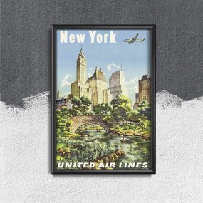 Plakát poszter Plakát poszter New York-i United Airlines poszter