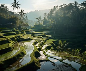 Poszter 60x50cm Zöld kegyhely