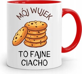 Piros Bögre Bácsinak A Bácsi Egy Vagány Süti, fényképes nyomattal