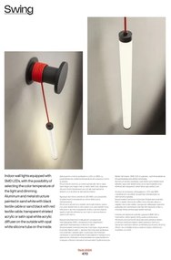 Redo 01-3301 - SWING dimmelhető LED fali lámpa 9W/230V 3000/4000K CRI 90 fehér