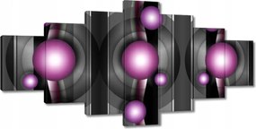 Festmények 210x100 Lila absztrakt