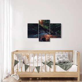 Hegyi folyó képe (90x60 cm)