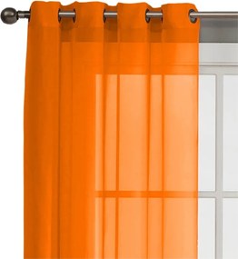 Függöny Fátyol átvezető függöny 145x250 narancssárga
