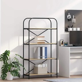 Könyvespolc sonoma tölgy 80 x 30 x 146 cm Faanyag