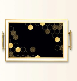 Üveg tálca, 38×24 cm – TPB9775
