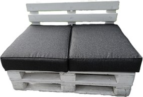 Ülőpárna Egy Euro-raklapra kpl. 2 db 80 x 60 Fekete