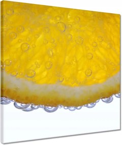 Vászonkép 40x40 Citrom a vízben