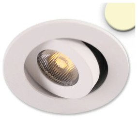 AmpSystem süllyeszthető LED spotlámpa, billenthető, 24V DC, 3W, 300lm, 3000K melegfehér, fehér, kör