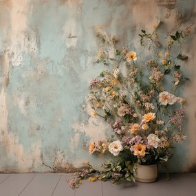 Canvas Vászonkép Kompozíció Virágok Fal Shabby Chic Boho 80x80