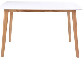 Vojens étkezőasztal 120x70 cm fehér-natúr
