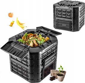 Kerti Komposztáló Nagy Moduláris Egész Éves Fagyálló Műtrágya 650L