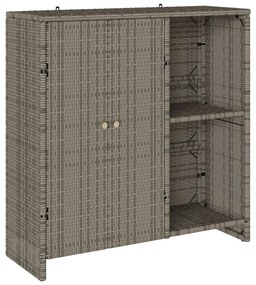 Tárolószekrény Szürke 100x36x102 cm Rattan