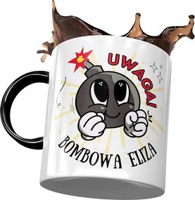 Fekete Bögre Eliza Barátnőknek Ajándék Nyomtatott Fotóval