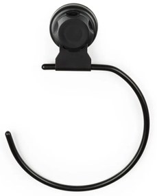 Bestlock Black Belt And Towel Support fekete öntapadós fali kéztörlőtartó - Compactor