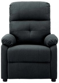 sötétszürke szövet dönthető fotel