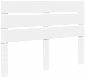 vidaXL Ágykeret fiókkal fejtámlával Fehér 140 x 190 cm Faanyag