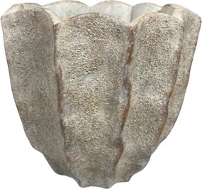 Virágos Beton Virágtartó 20cm nagy virágcserép bonsai ablakpárkányra