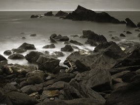 Poszter 40x30cm Sziklák a tengeren, Assaf Frank