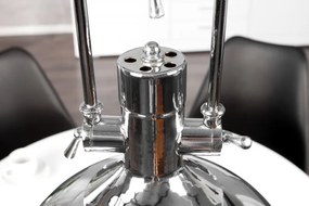 Industrial króm függőlámpa 45cm