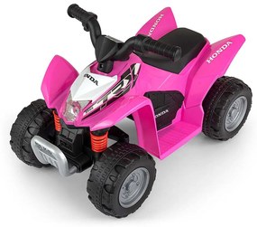 Elektromos négykerekű Milly Mally Honda ATV rózsaszín