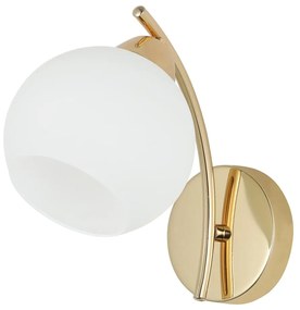 Fehér-aranyszínű fali lámpa Amos – Candellux Lighting