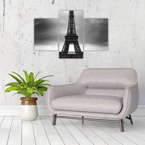 Kép - Rózsaszín autó Párizsban (90x60 cm)