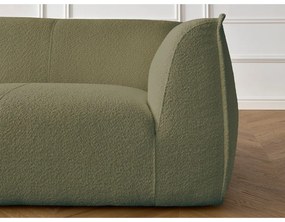 Zöld buklé kanapé 242 cm Giorgia – Bobochic Paris