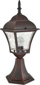 POLUX 304902 Klasszikus Kültéri Állólámpa Cseresznye E27 IP43