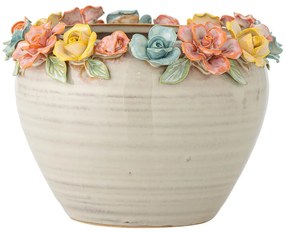 Kőedény kézzel festett kaspó ø 19,5 cm Eanna – Bloomingville