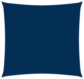 kék négyzet alakú oxford-szövet napvitorla 4,5x4,5 m