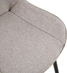 Étkezőszék, bézs/fekete, ALIA