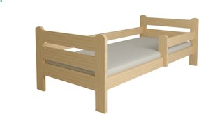 Edi fenyő gyerekágy natúr 90x200 + ajándék ágyrács