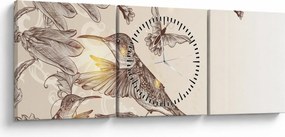 Kép - Kolibri (órával) (90x30 cm)
