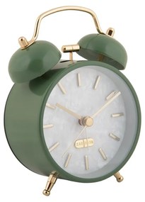 Karlsson 6009DG design ébresztőóra, zöld, átmérő12 cm