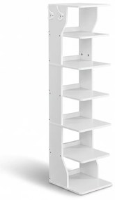 Vasagle CINDY cipőtartó, 6 szint, 30x26,4x110,4 cm, fehér