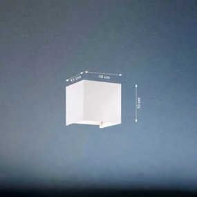 FISCHER&HONSEL 30258 WALL Modern Kültéri Fali Lámpa Fehér LED IP44